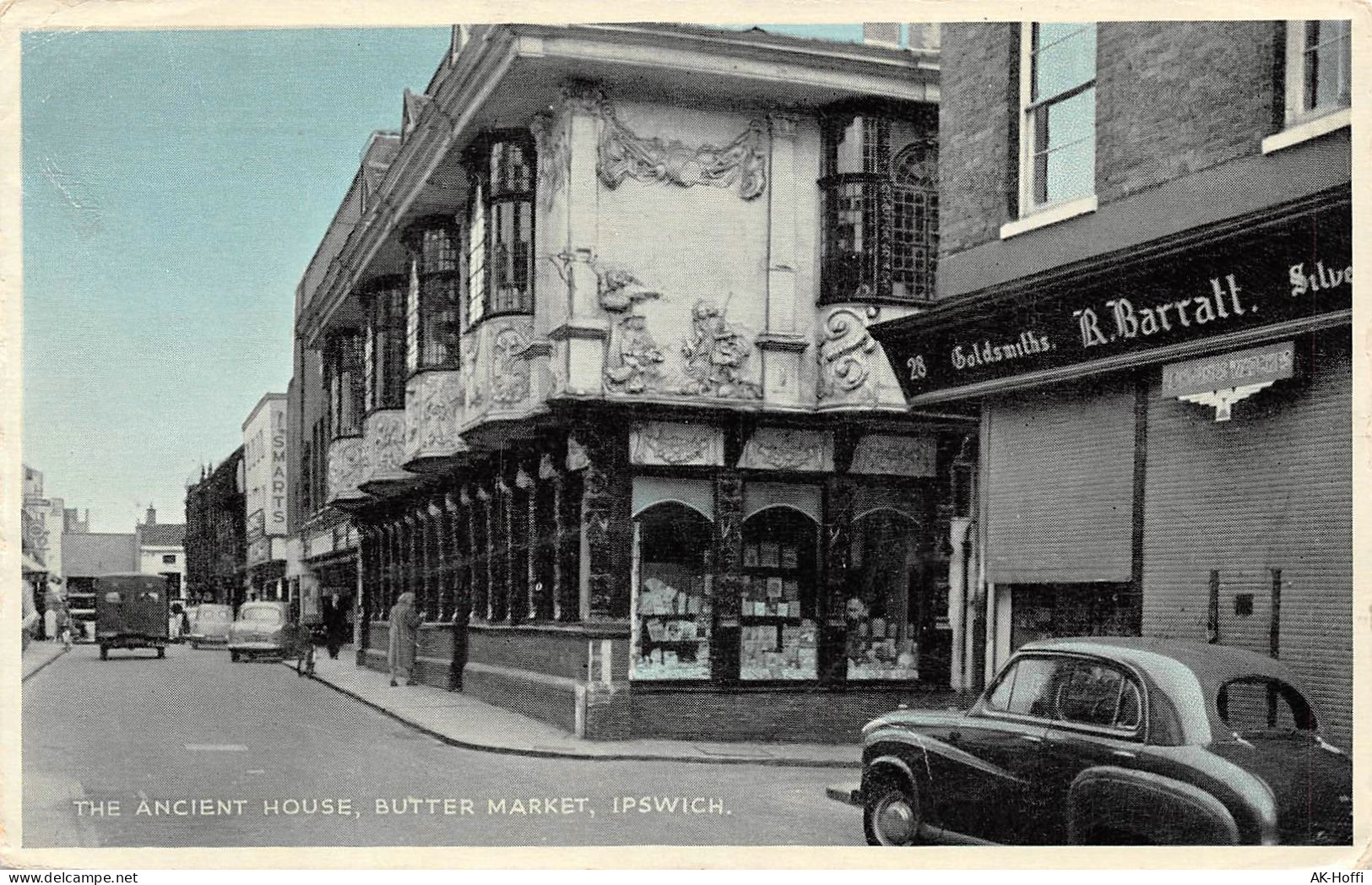 THE ANCIENT HOUSE, BUTTER MARKET, IPSWICH Car Austin A30 (1750) - Ipswich