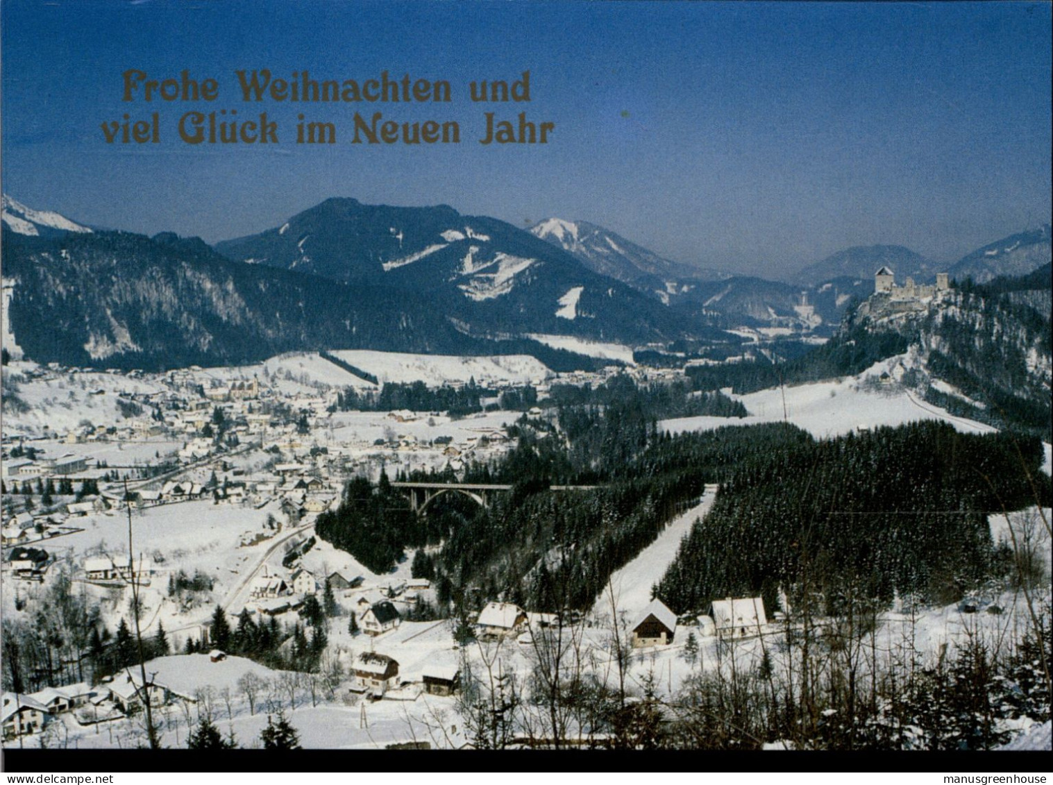 AK - St. Gallen - Weihnachtskarte - 1980er - 10x15cm - #850# - St. Gallen