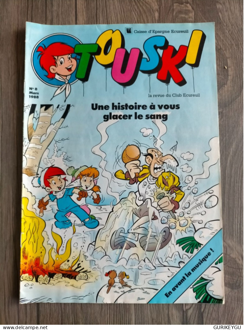 BD Publicitaire TOUSKI N° 8 Caisse D'épargne écureuil  De 1988 MADONNA Les BEATLES TBE - Mon Journal