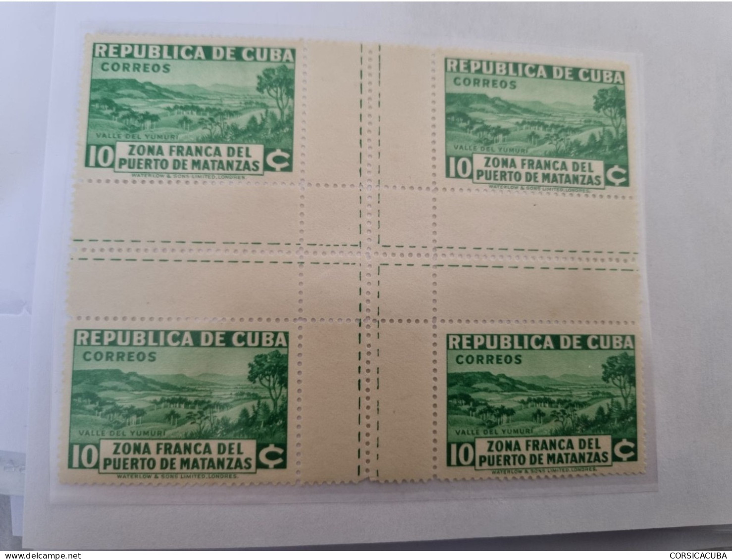 CUBA NEUF 1936 ZONA FRANCA MATANZAS--CENTRO DE HOJAS // PARFAIT ETAT // 1er CHOIX // - Unused Stamps