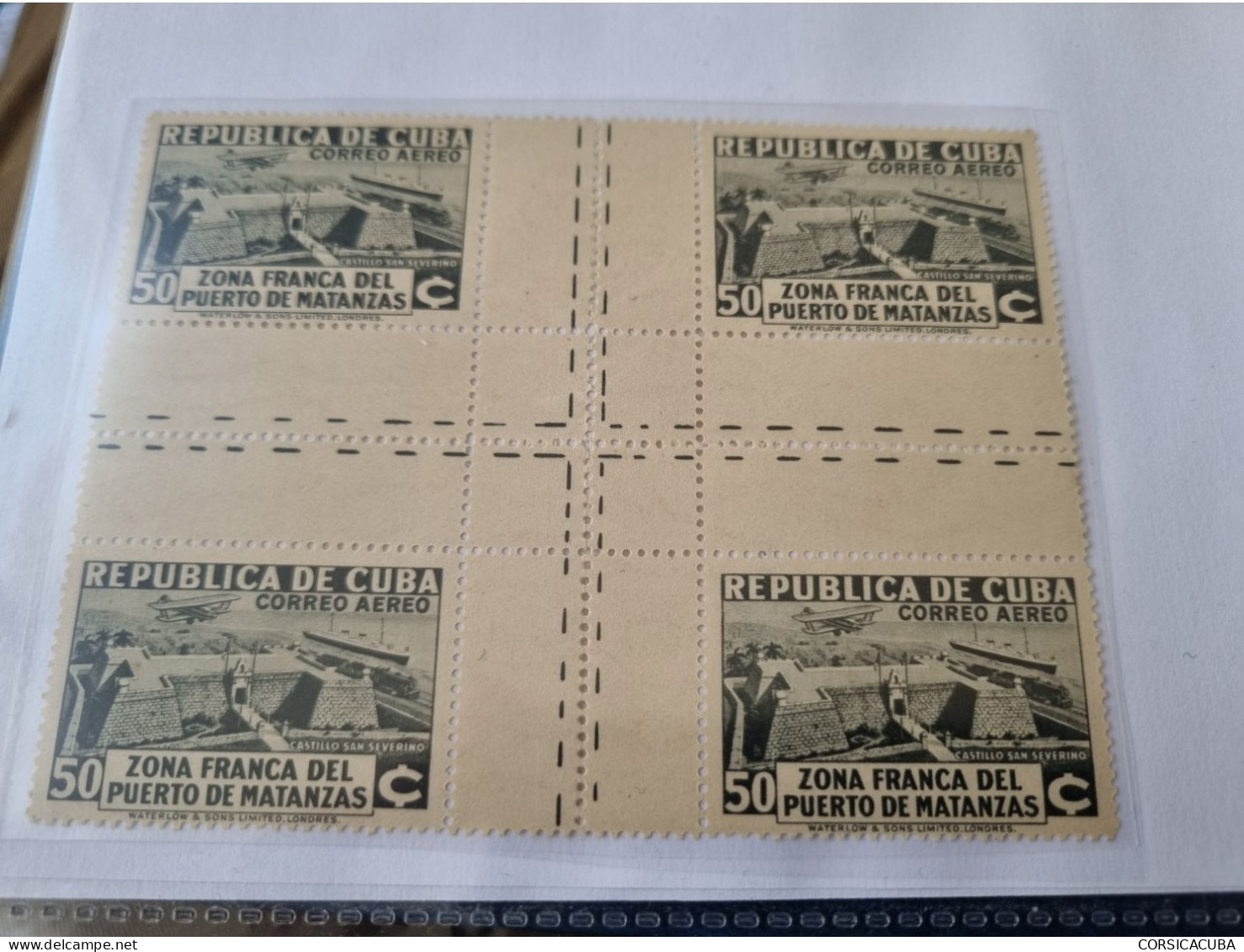 CUBA NEUF 1936 ZONA FRANCA MATANZAS--CENTRO DE HOJAS // PARFAIT ETAT // 1er CHOIX // - Nuevos