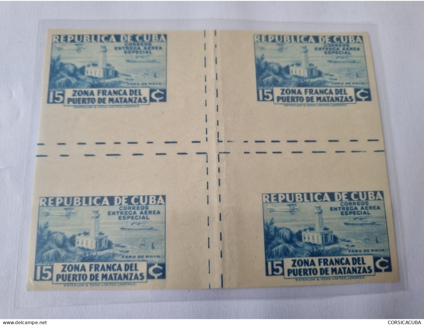 CUBA NEUF 1936 ZONA FRANCA MATANZAS--CENTRO DE HOJAS // PARFAIT ETAT // 1er CHOIX // - Neufs