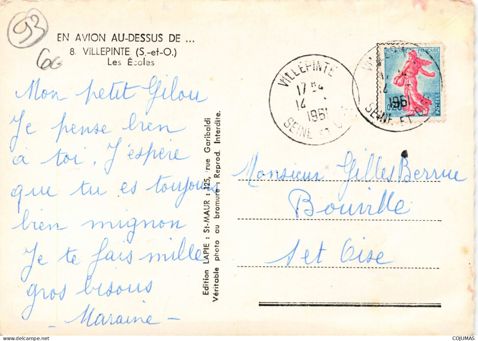 93 - VILLEPINTE - S16496 - Les Ecoles - CPSM 15x10 Cm - Villepinte