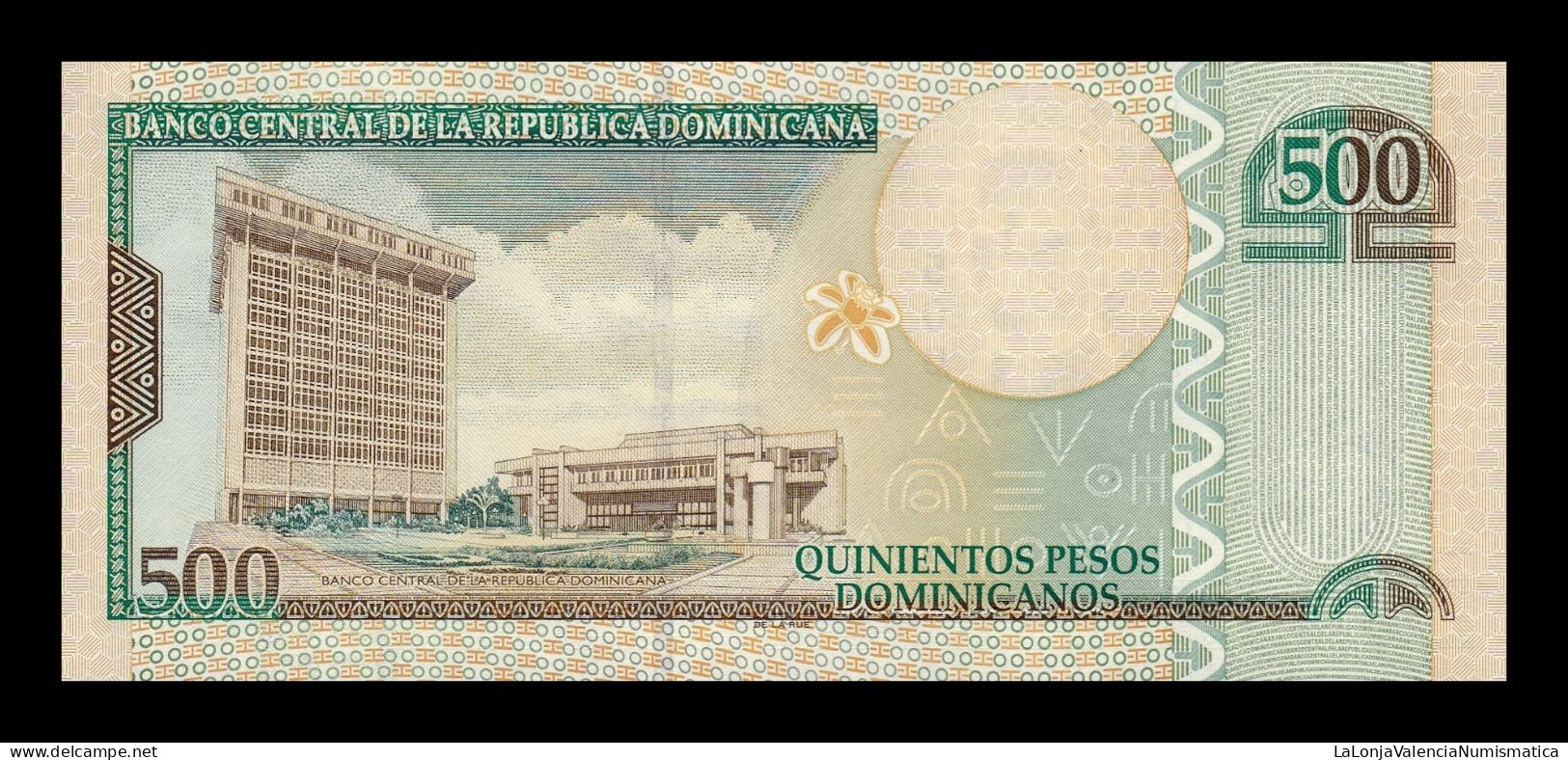 República Dominicana 500 Pesos Dominicanos 2011 Pick 186a Low Serial 918 Sc Unc - Dominicaine