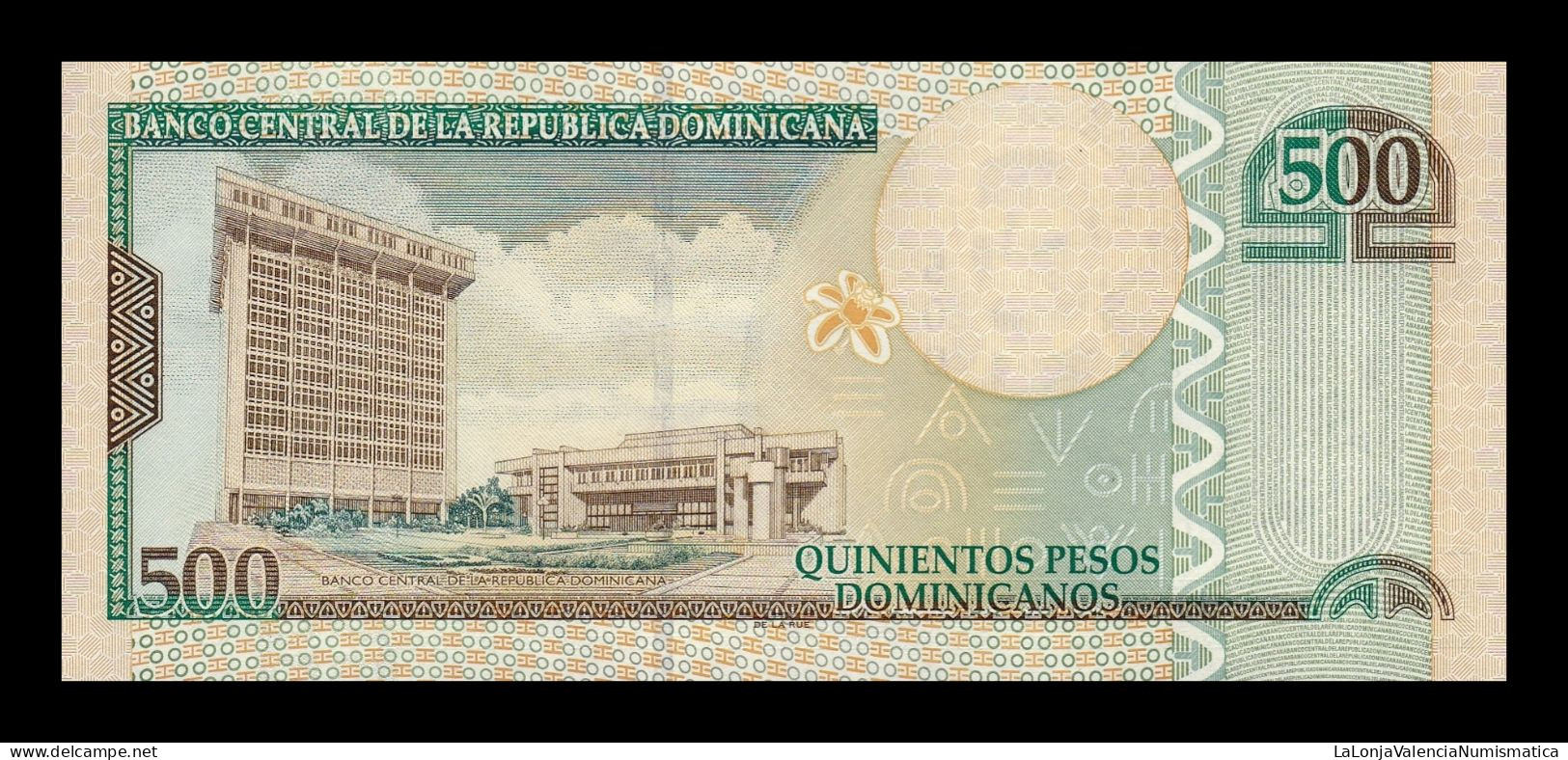 República Dominicana 500 Pesos Dominicanos 2011 Pick 186a Low Serial 919 Sc Unc - Dominicaine