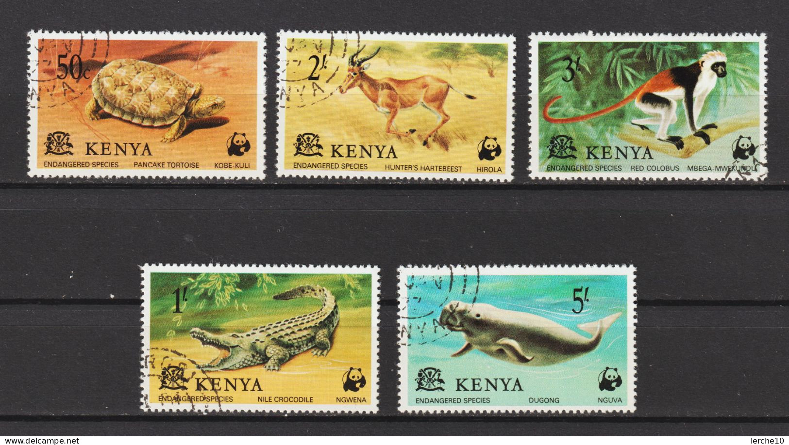 Kenia 1977  MiNr. 87-91 - Gebruikt
