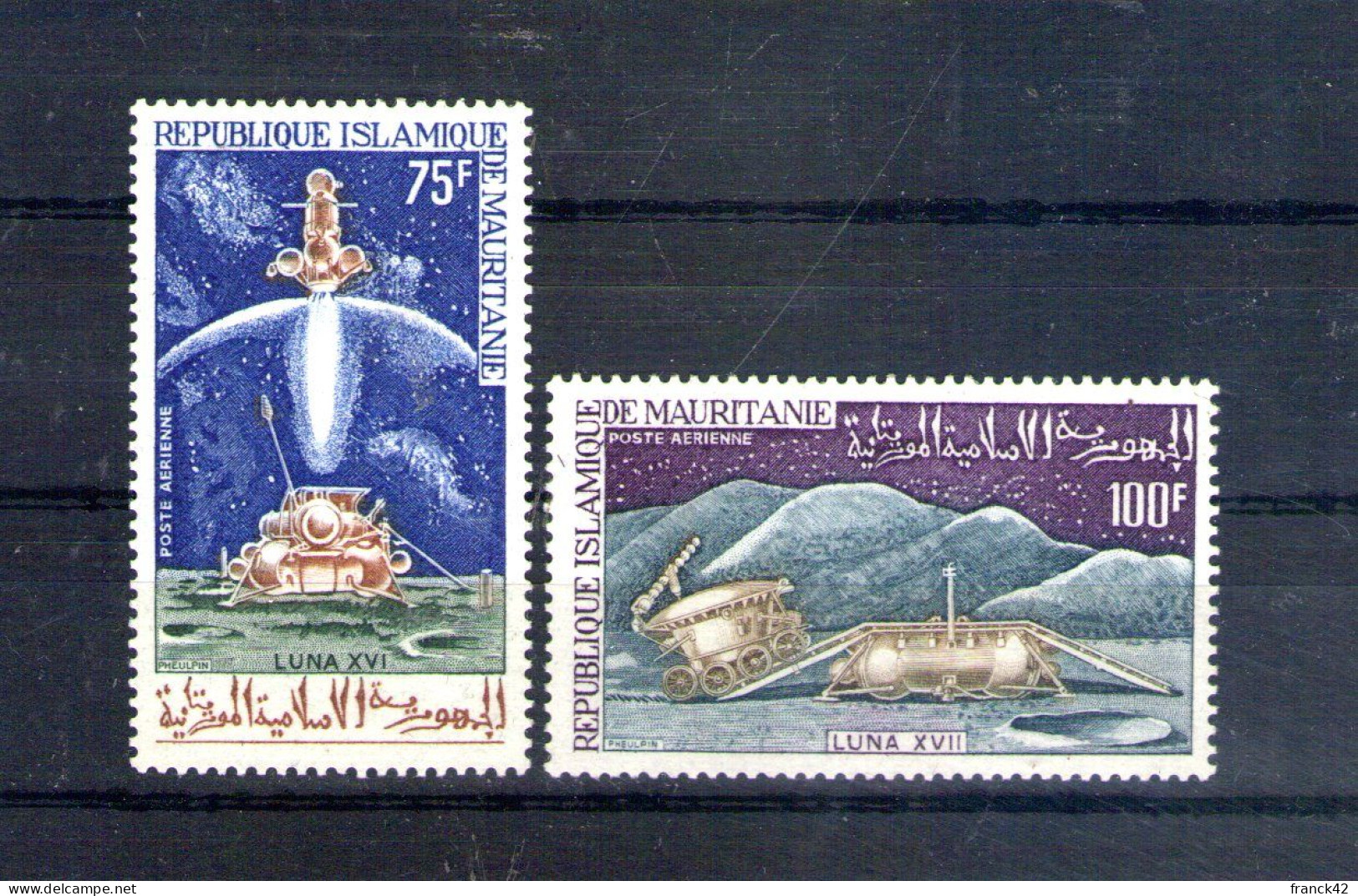 Mauritanie. Poste Aérienne. Luna XVI Et XVII - Mauritanie (1960-...)
