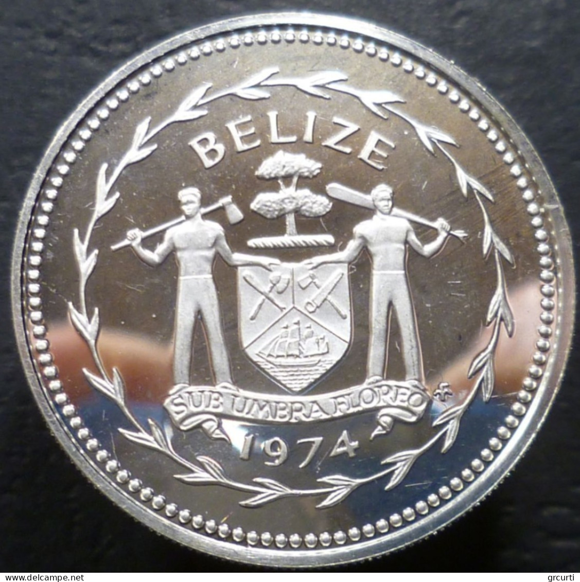 Belize - 50 Cents 1974 - Fregate - KM# 42a - Belize