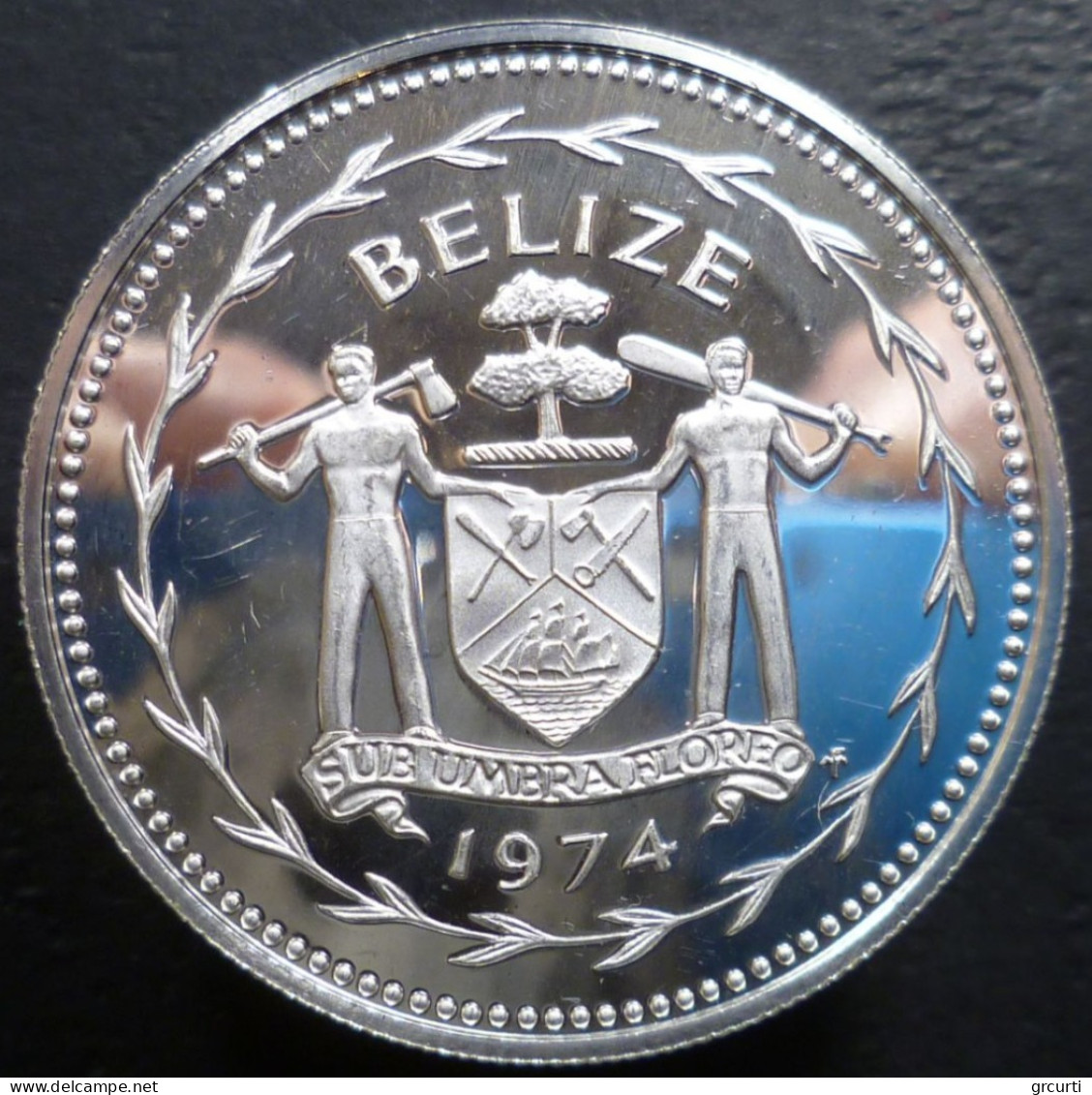 Belize - 1 Dollar 1974 - Are Scarlatte - KM# 43a - Belize