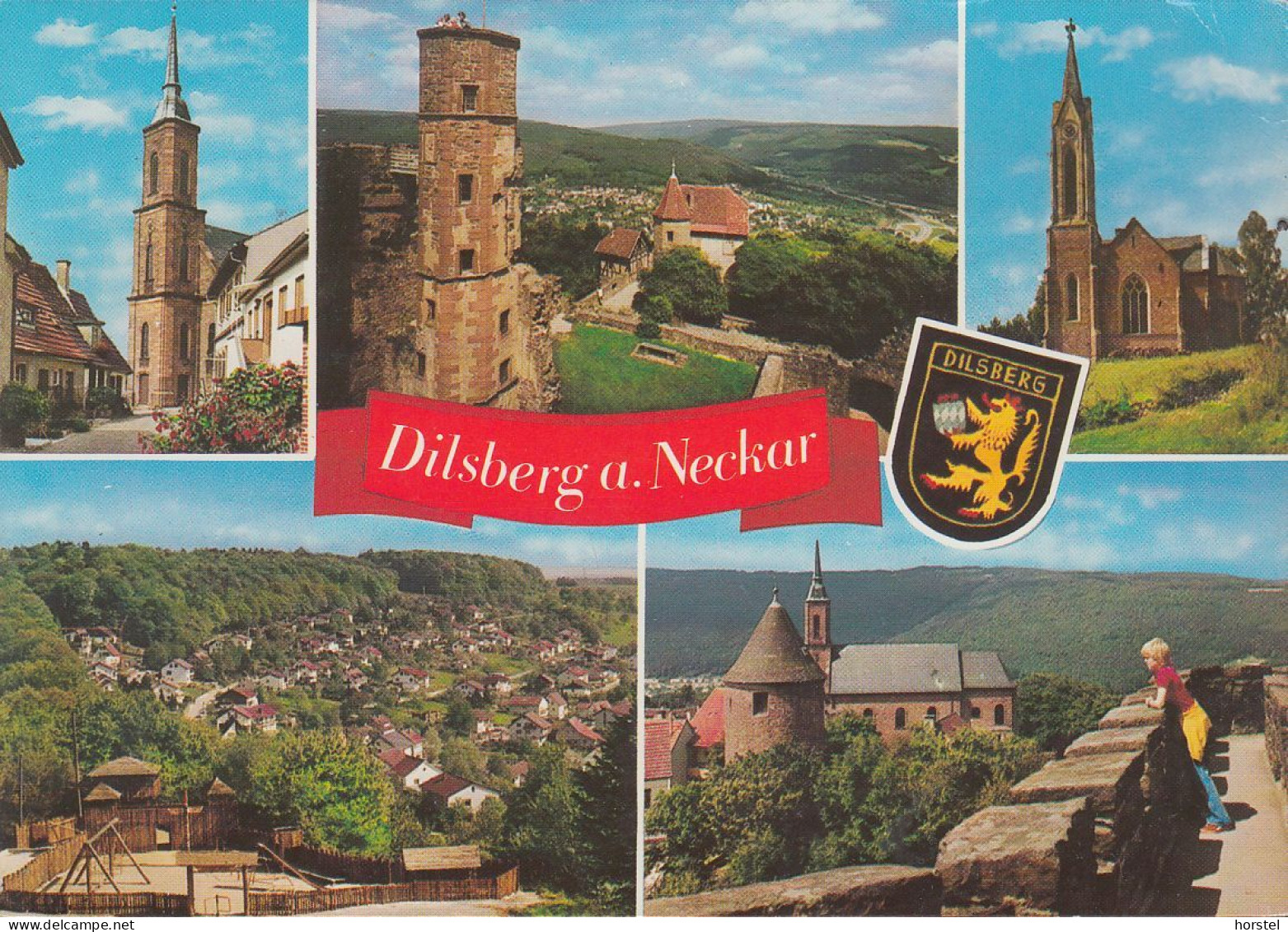 D-69151 Neckargemünd - Dilsberg Im Neckartal - Wappen - Ansichten - Fort - Kirche - Nice Stamp - Neckargemuend