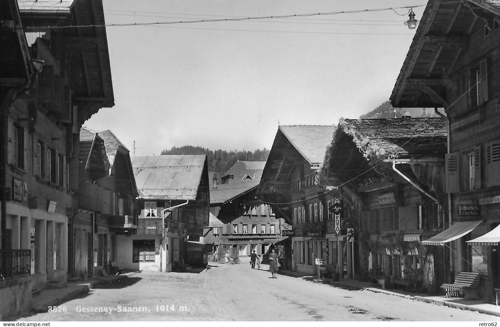 GESSENAY-SAANEN ► Alte Dorfstrasse, Ca.1950 - Gessenay