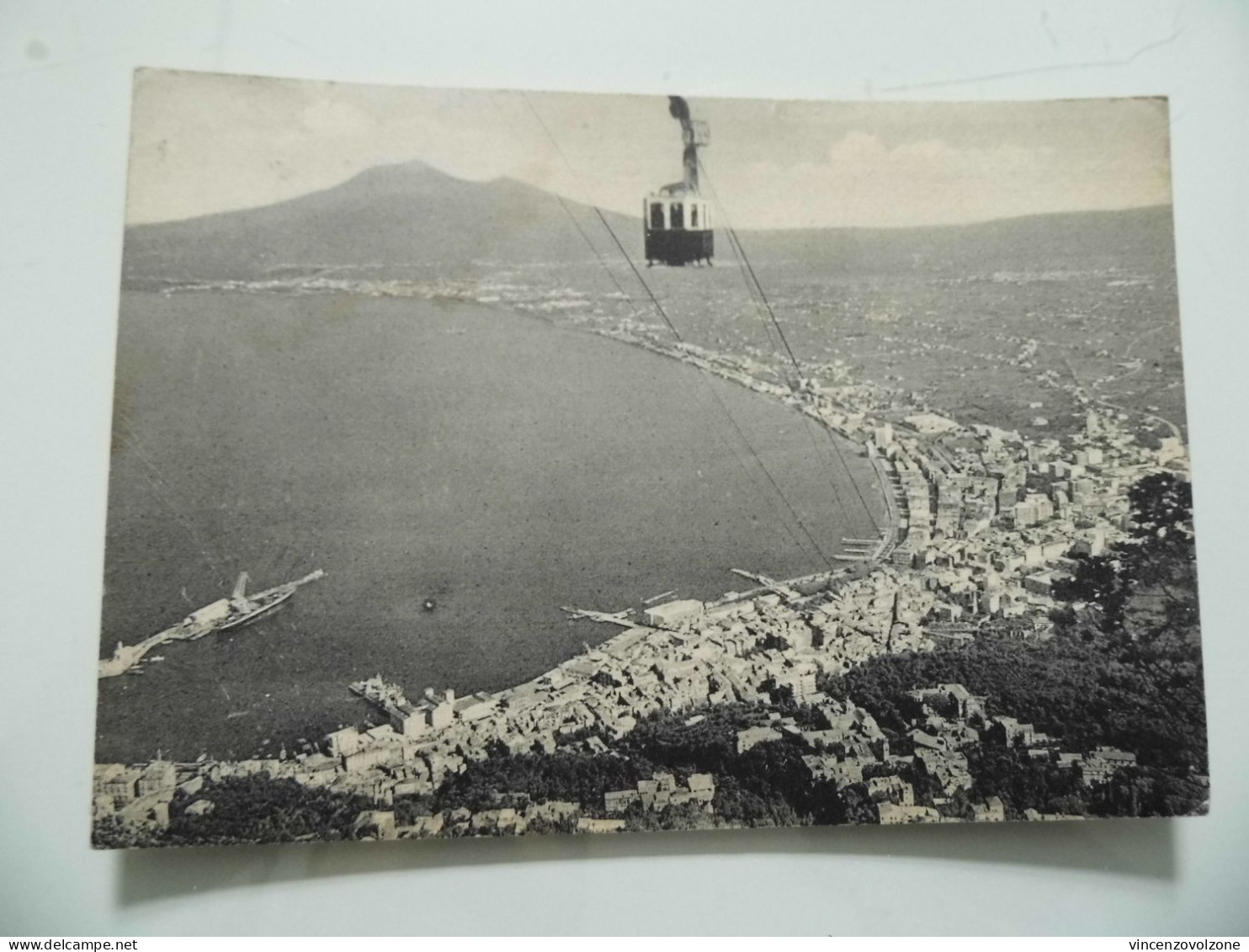 Cartolina Viaggiata "CASTELLAMMARE DI STABIA Il Vesuvio Visto Dal Faito" 1960 - Castellammare Di Stabia