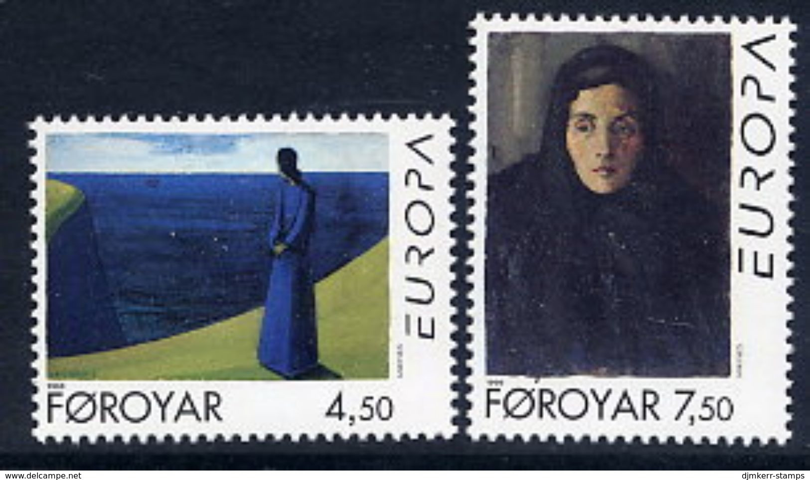 FAROE ISLANDS 1996 Europa: Famous Women MNH / **.  Michel 296-97 - Féroé (Iles)