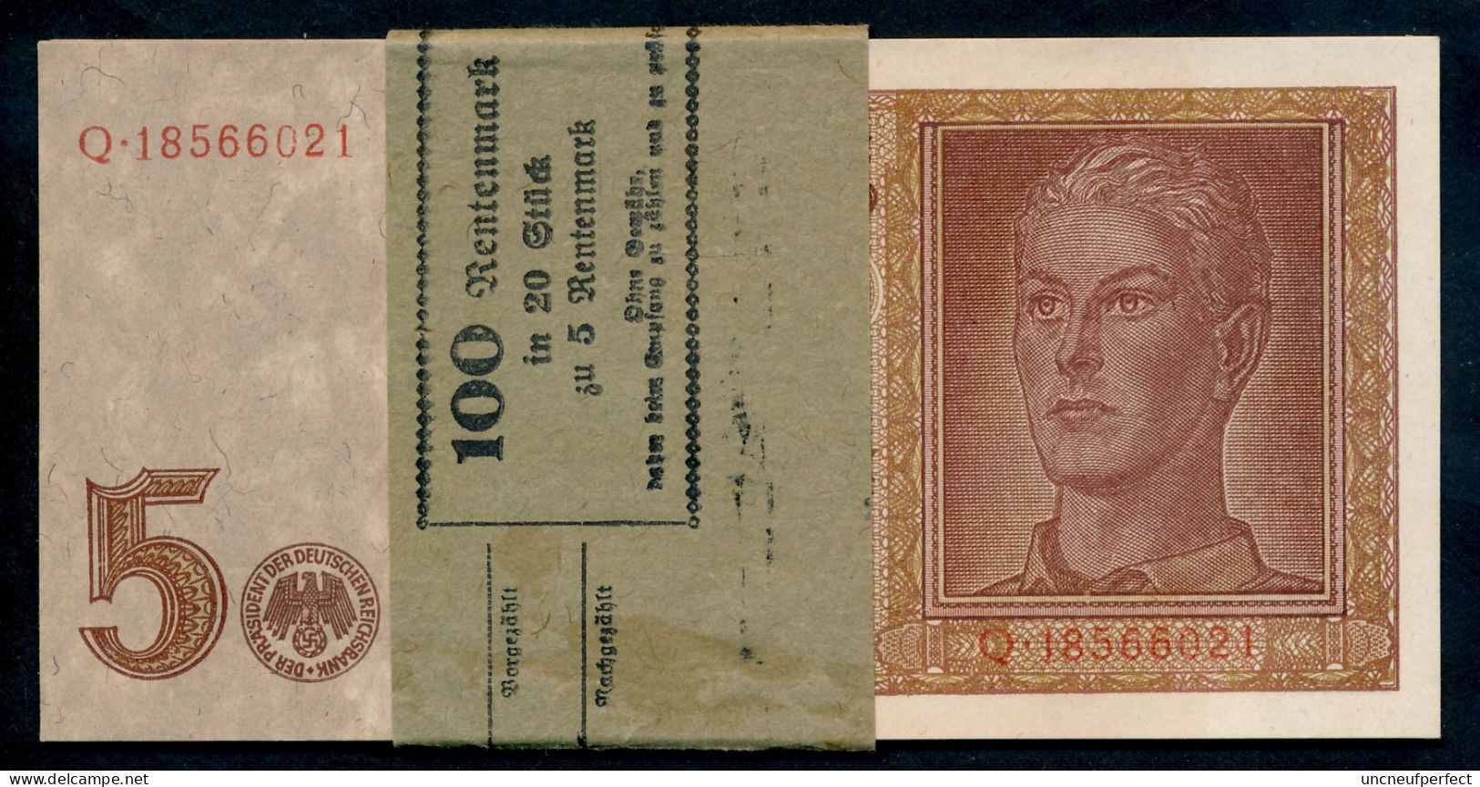 Pick186a  Ro179b DEU-220b.  5 Reichsmark 1942  UNC NEUF - 5 Reichsmark