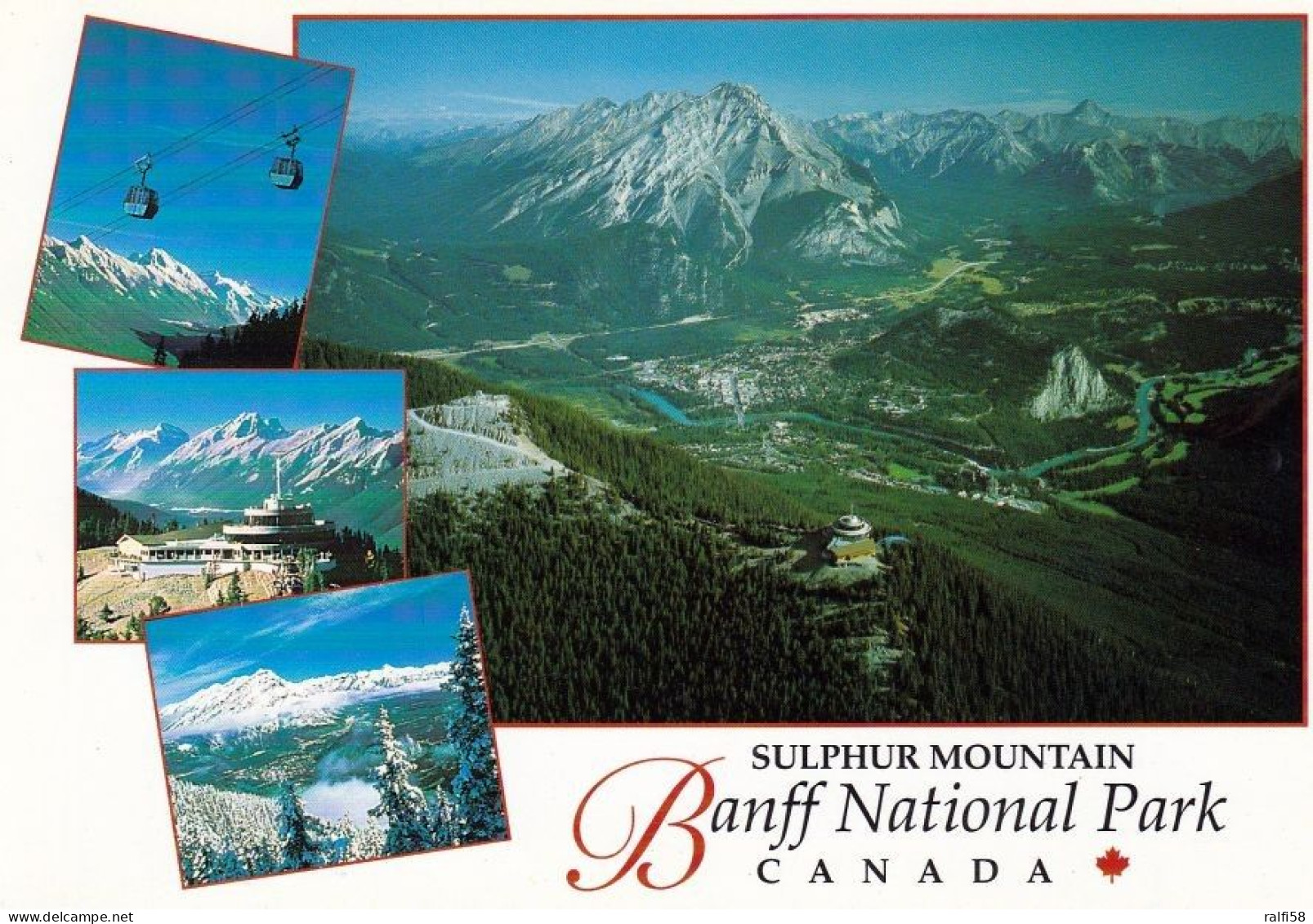 1 AK Kanada / Alberta * Sulphur Mountain Im 1885 Gegründeten Nationalpark - Der älteste Nationalpark Kanadas - UNESCO * - Banff