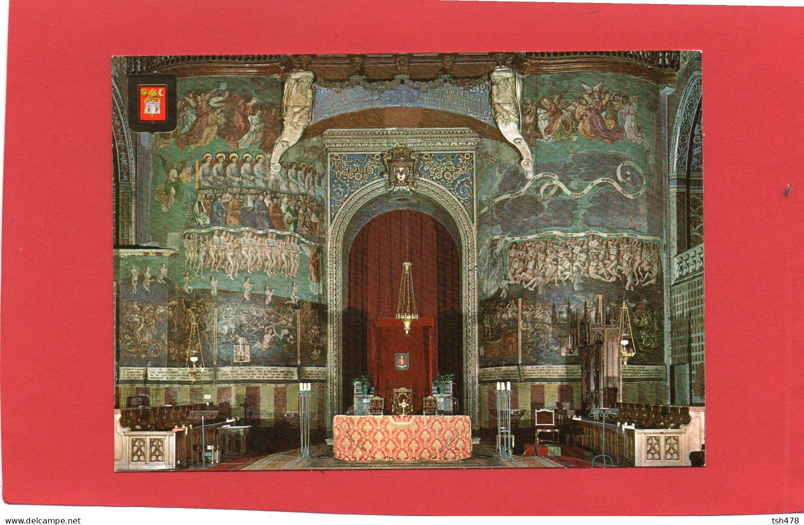 81----ALBI---Cathédrale Sainte-Cécile XIIIè Siècle--Fresque Du Jugement Dernier---voir 2 Scans - Albi