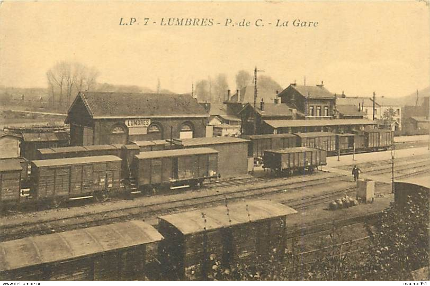 62 LUMBRES - P. De C. La Gare - Lumbres