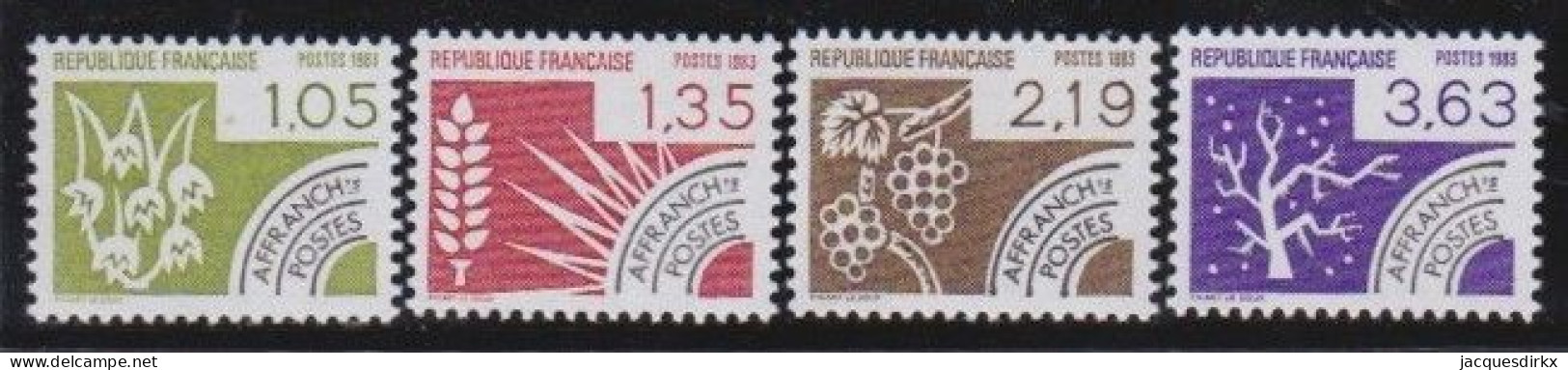 France  .  Y&T   .    PRE 178/181     .   **    .    Neuf Avec Gomme Et SANS Charnière - 1964-1988