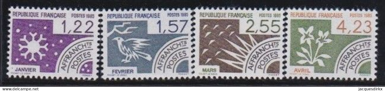 France  .  Y&T   .    PRE 186/189    .   **    .    Neuf Avec Gomme Et SANS Charnière - 1964-1988