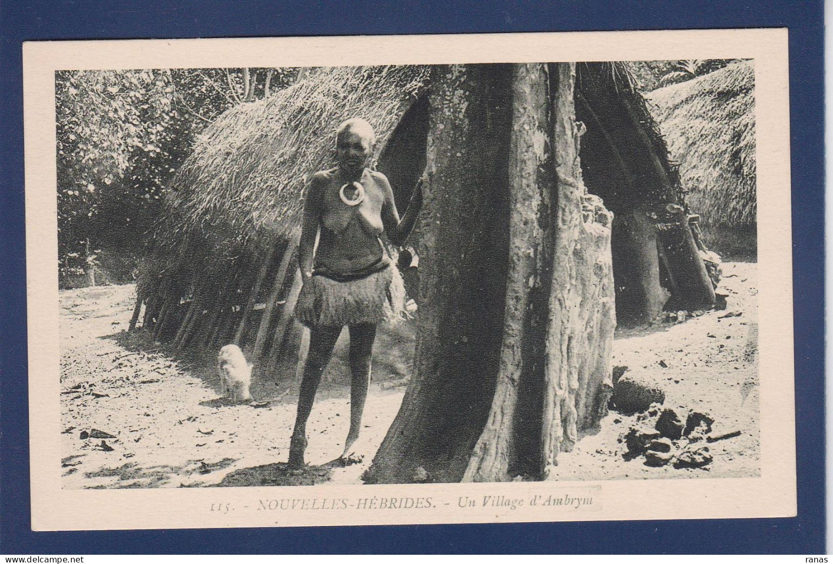 CPA Nouvelles Hébrides Non Circulé Nu Féminin Femme Nue - Vanuatu
