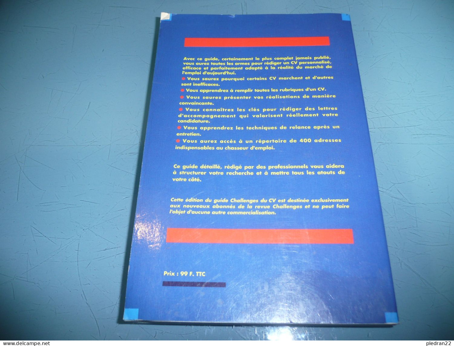 PIERRE SAHNOUN CHANTAL GOLDSTEIN CHALLENGES PRESENTE LE GUIDE DU CV CURRICULUM VITAE ENTRETIEN EMPLOI 1994 - Sociologia