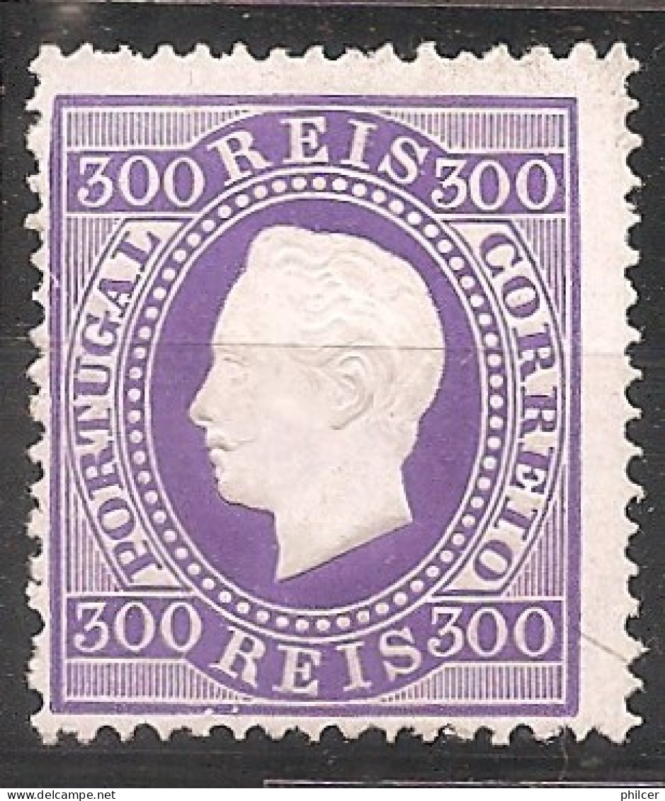 Portugal, 1870/6, # 47d Dent. 13 1/2, Tipo I, MH - Unused Stamps