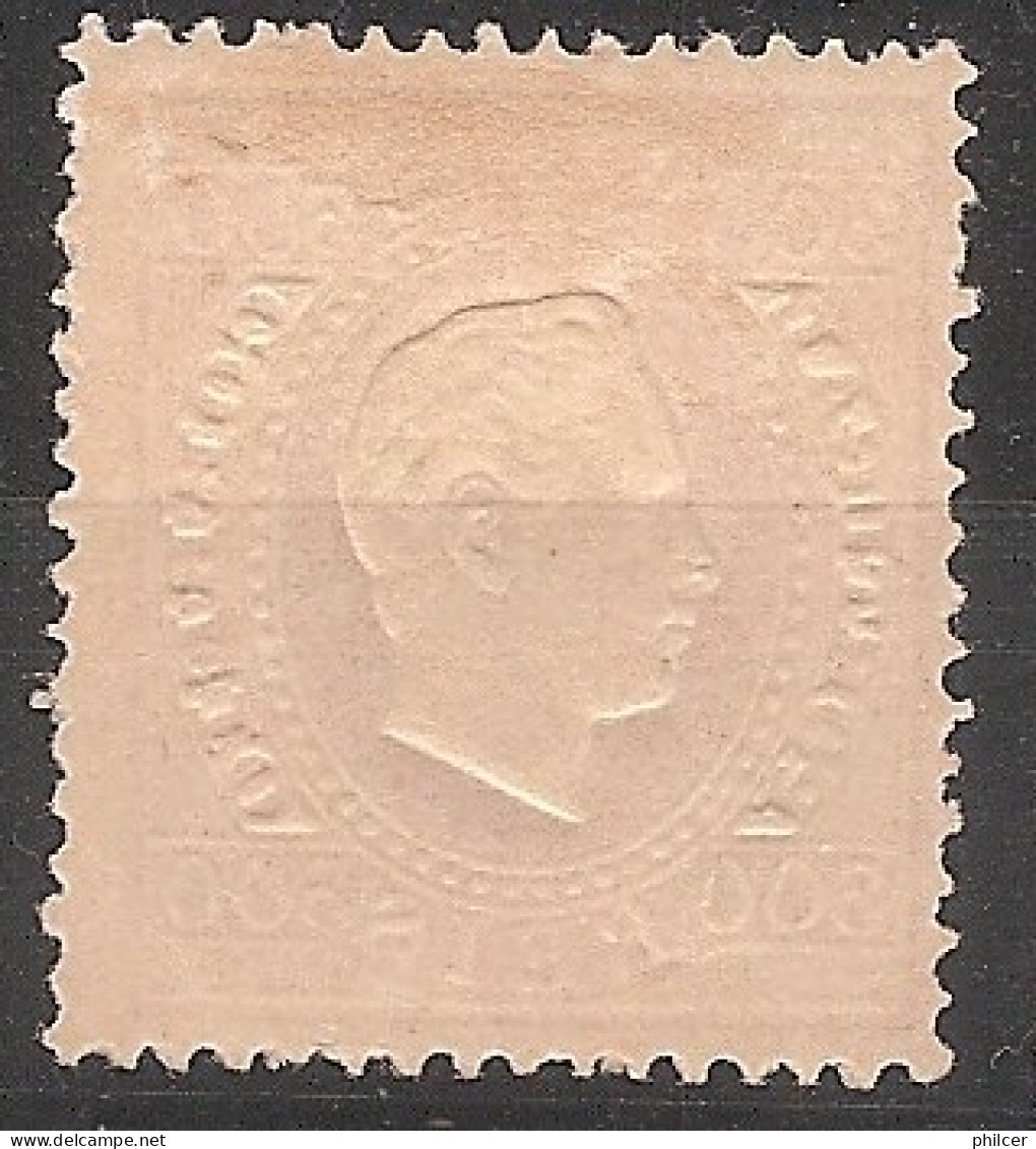 Portugal, 1870/6, # 47d Dent. 13 1/2, Tipo I, MH - Neufs