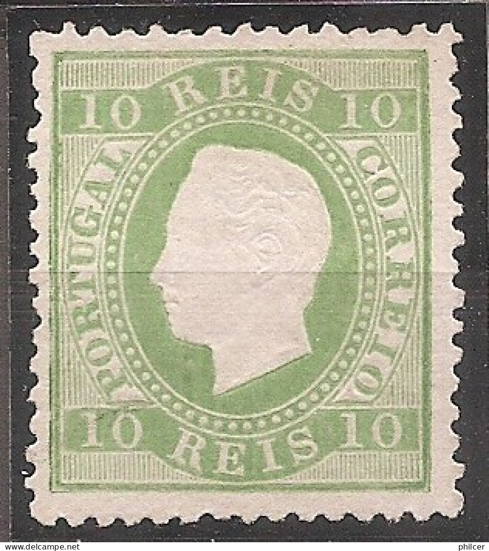 Portugal, 1879/80, # 49 Dent. 12 3/4, Tipo I, P. Liso, MNG - Ungebraucht