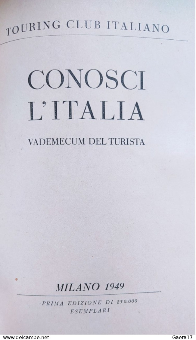 Conosci L'Italia TCI - Turismo, Viajes