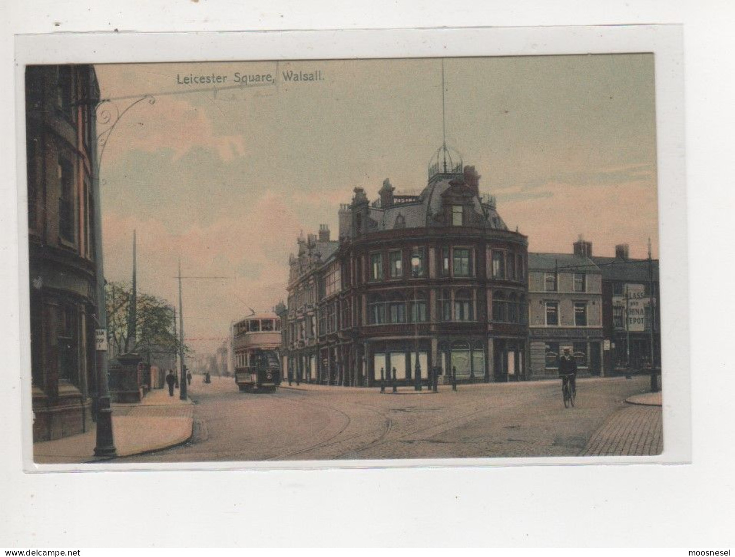 Antike Postkarte  LEICESTER SQUARE, WALSALL - Leicester