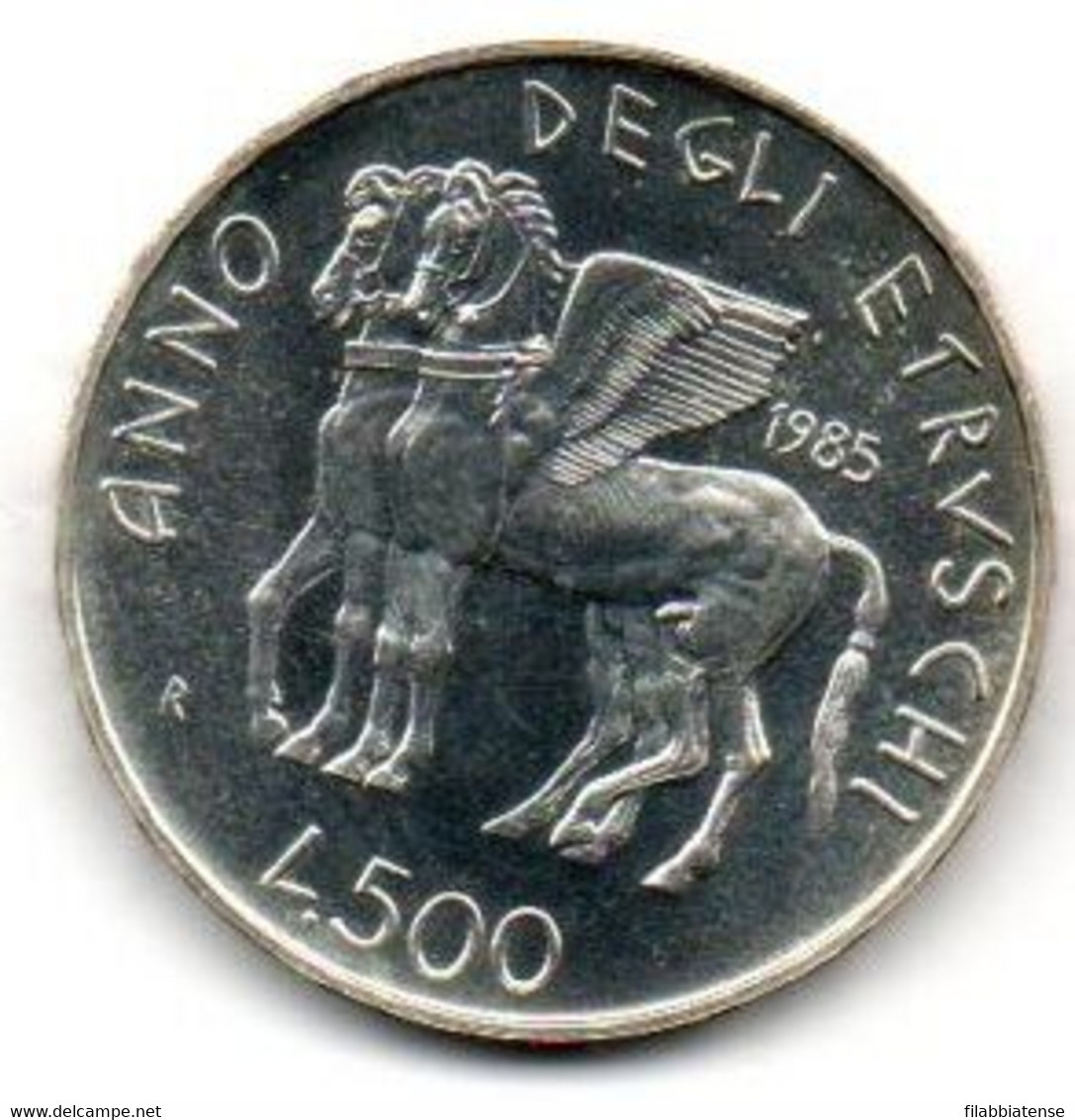 1985 - Italia 500 Lire Etruschi - Senza Confezione      ----- - Commémoratives