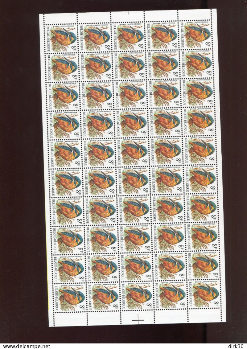 Belgie Buzin Vogels 2240 Volledig Vel Links & Rechts Getand ! - 1991-2000