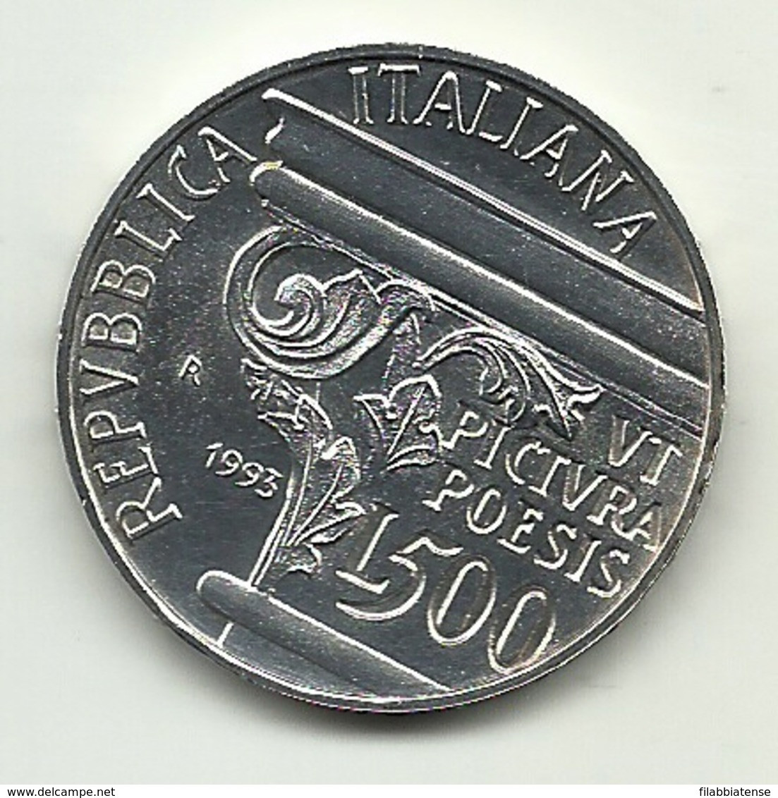 1993 - Italia 500 Lire Argento - Orazio - Senza Confezione      ----- - Commemorative