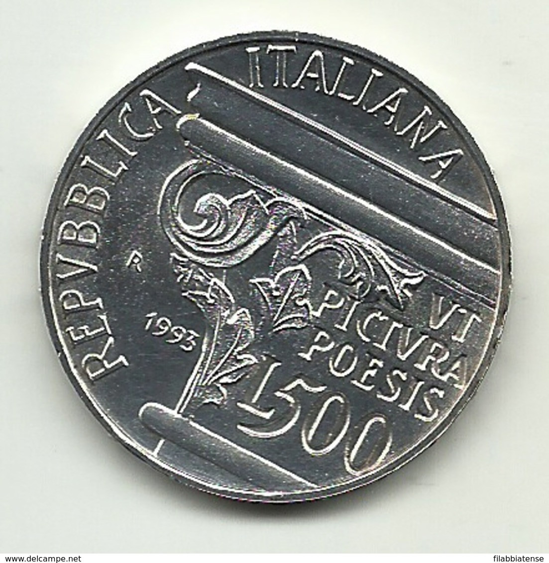 1993 - Italia 500 Lire Argento - Orazio - Senza Confezione      ----- - Commémoratives