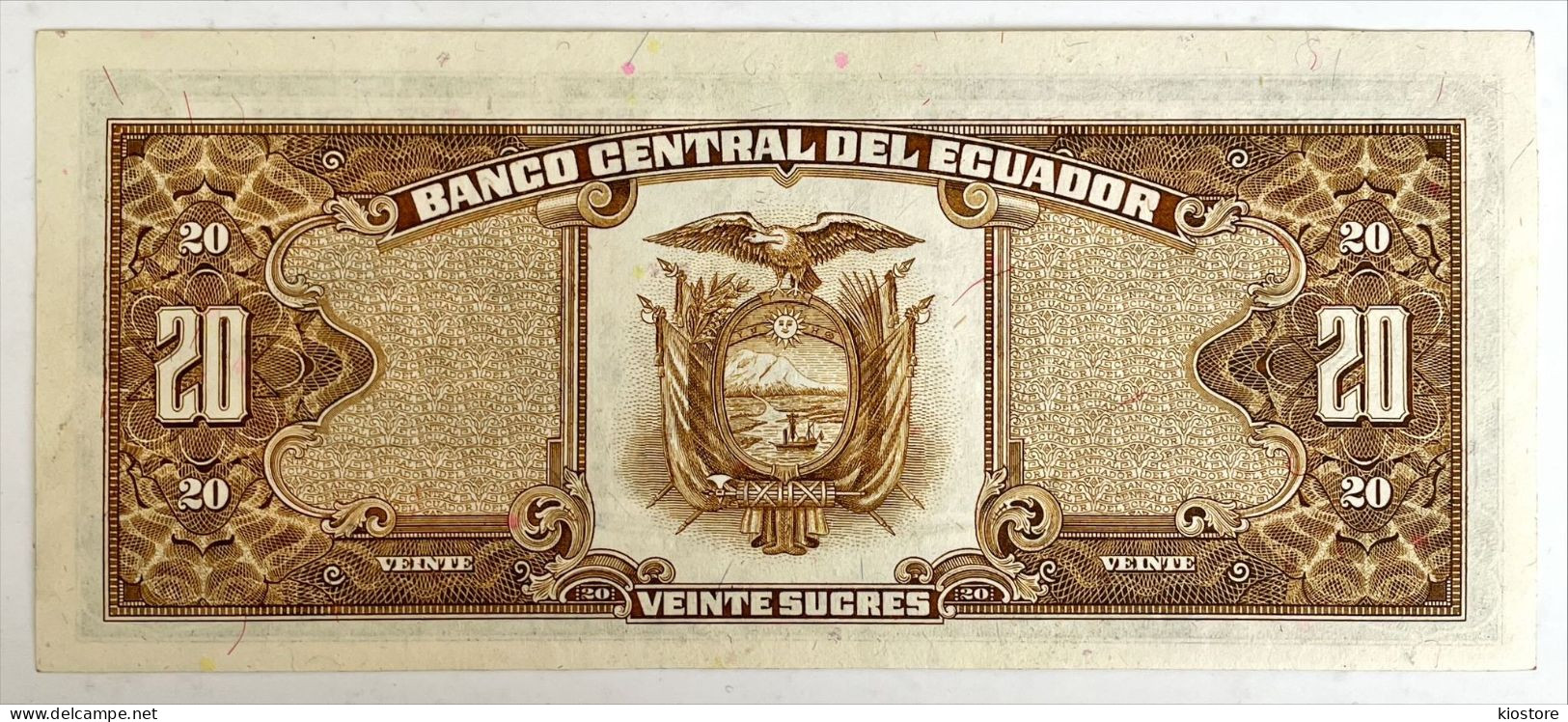 Ecuador 20 Sucres 1986 UNC - Ecuador