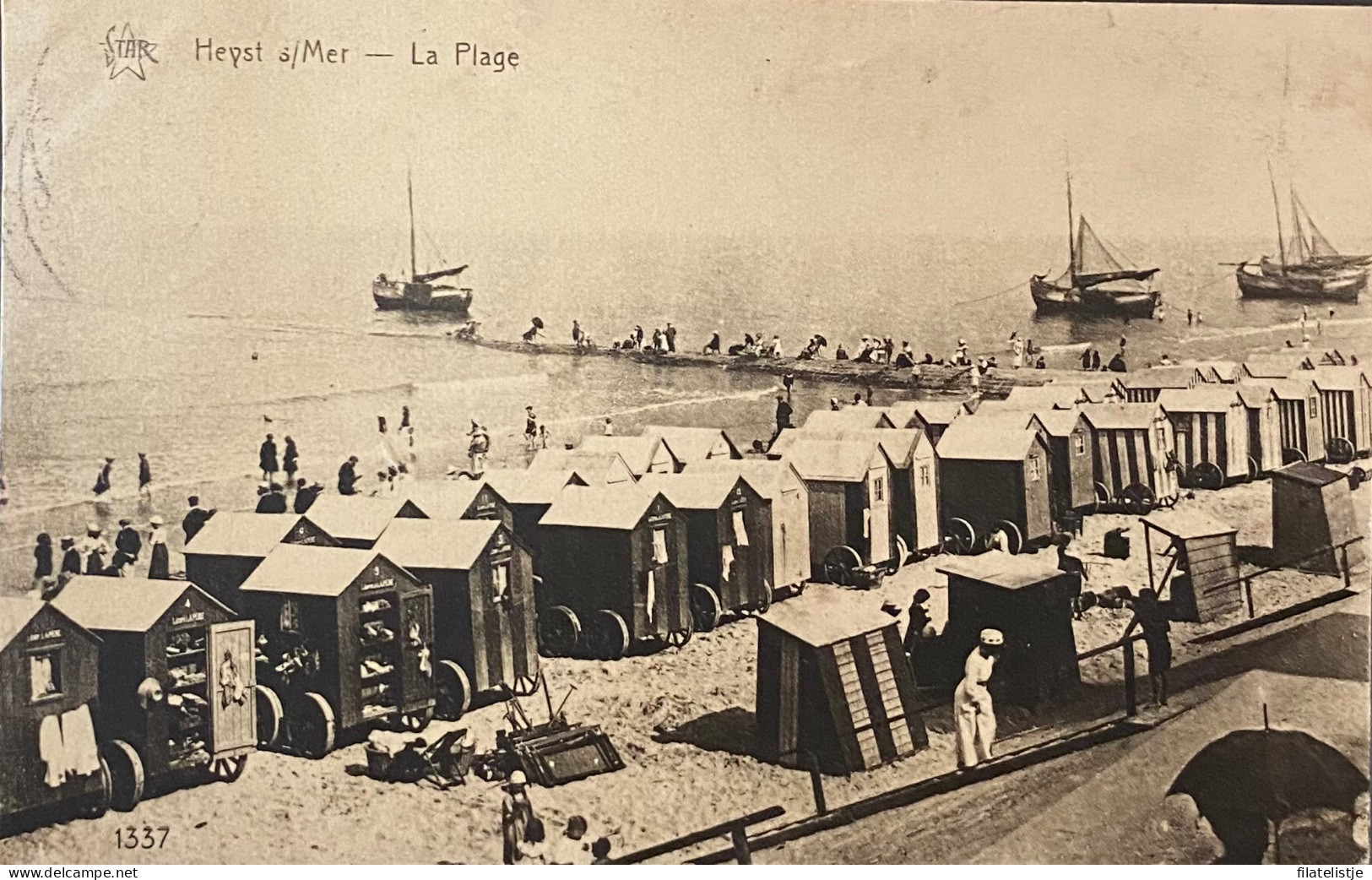 Heist  Kabines Op Het Strand - Heist