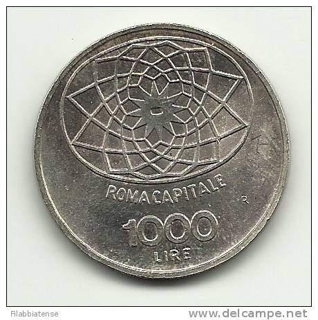 1970 - Italia 1.000 Lire Argento Roma - 1 000 Lire