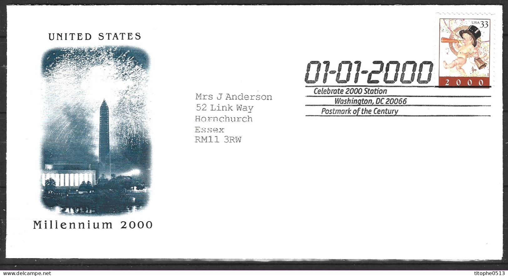 USA. N°3009 De 1999 Sur Enveloppe 1er Jour. Millenium. - 1991-2000