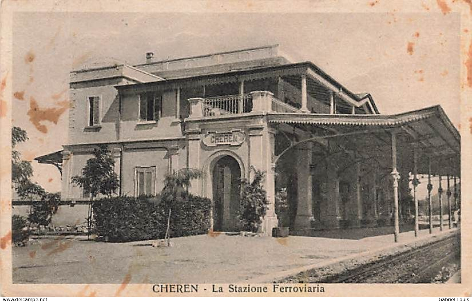 Cheren La Stazione Ferroviara COLONIALE AFRICA ORIENTALE Italiana - Eritrea