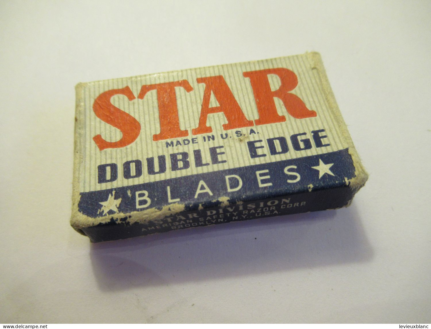 1 Boite Ancienne  De 5 Lames De Rasoir/ STAR/Double Edge /Blades Made In USA/Brooklyn / Vers 1930-1950   PARF248 - Lamette Da Barba