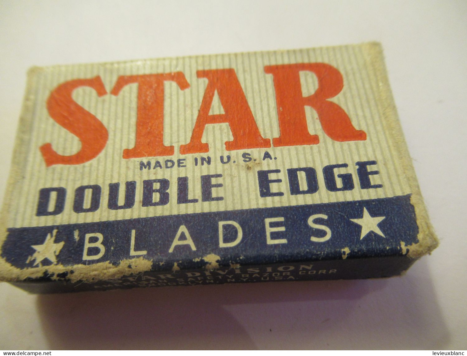 1 Boite Ancienne  De 5 Lames De Rasoir/ STAR/Double Edge /Blades Made In USA/Brooklyn / Vers 1930-1950   PARF248 - Lamette Da Barba