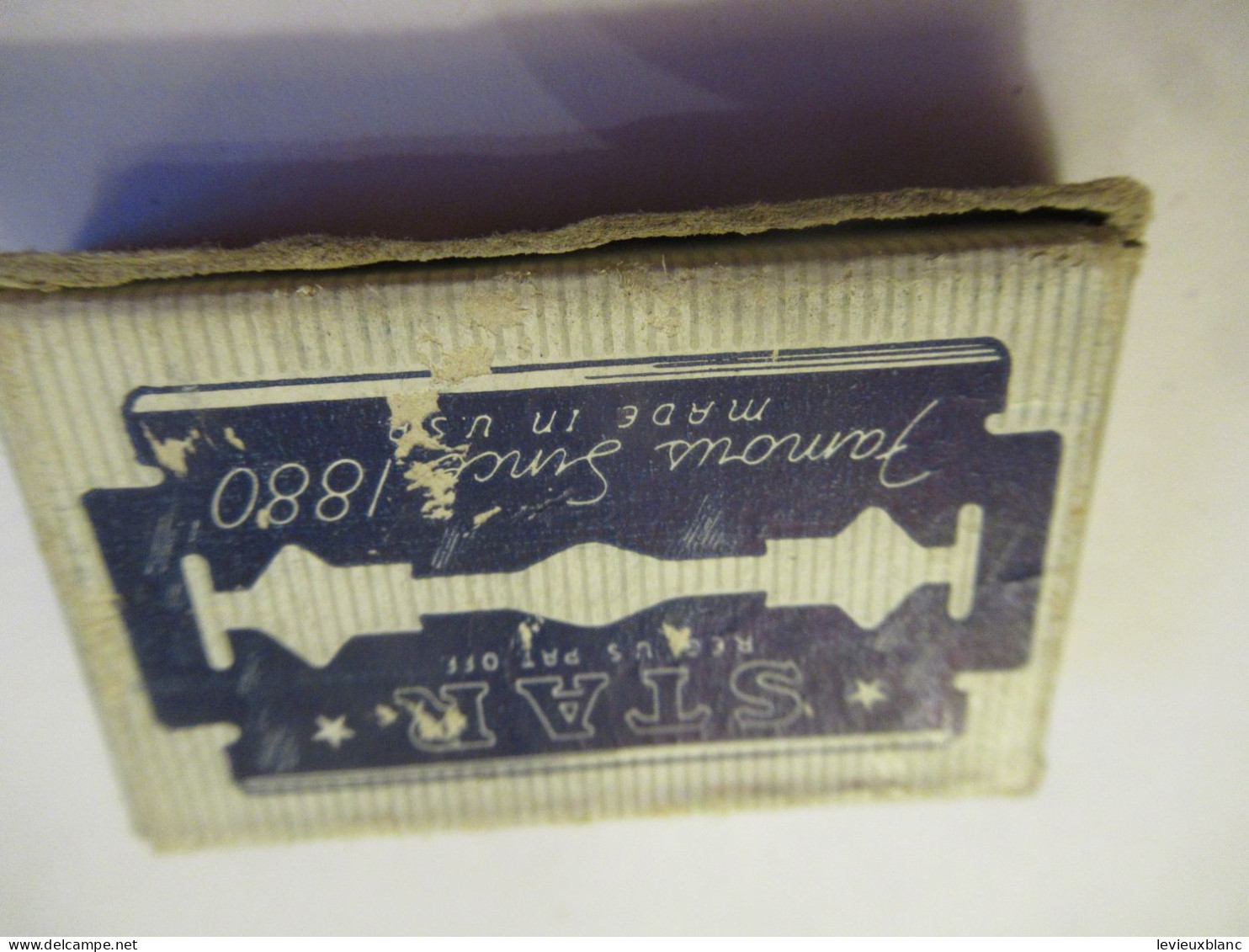 1 Boite Ancienne De 5 Lames De Rasoir / STAR/Double Edge /Made In USA/Brooklyn/ Vers 1930-1950        PARF251 - Razor Blades