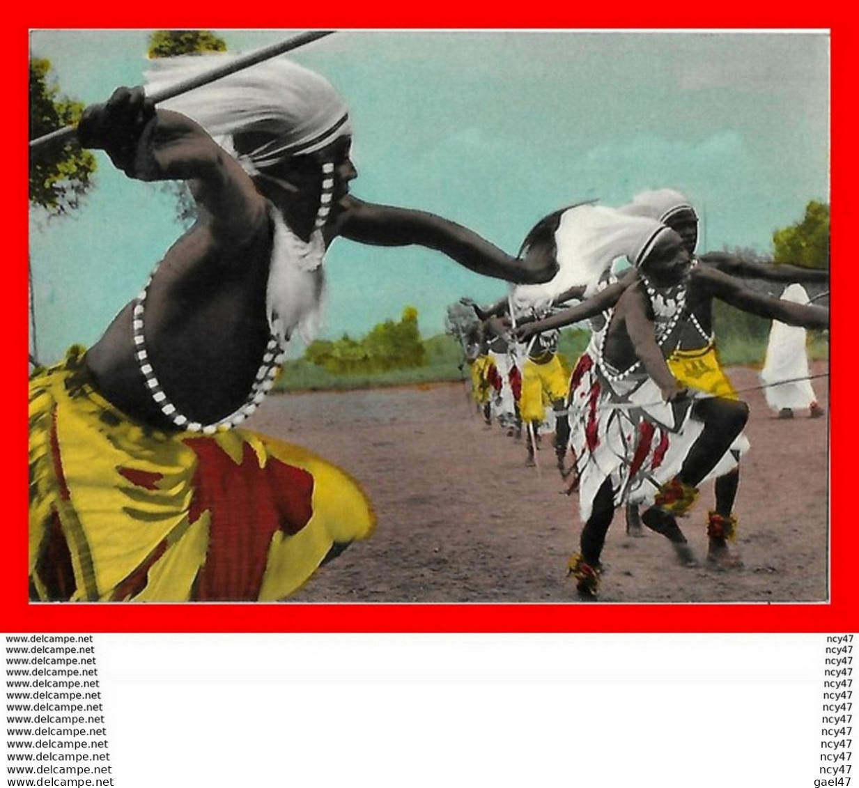 CPSM/gf RUANDA-URUNDI.  Danseurs Watuzi...CO1760 - Ruanda Urundi