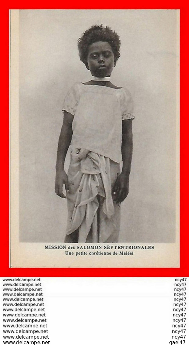 CPA MALEAI (Salomon)  Une Petite Chrétienne De Maléai....CO1709 - Solomon Islands