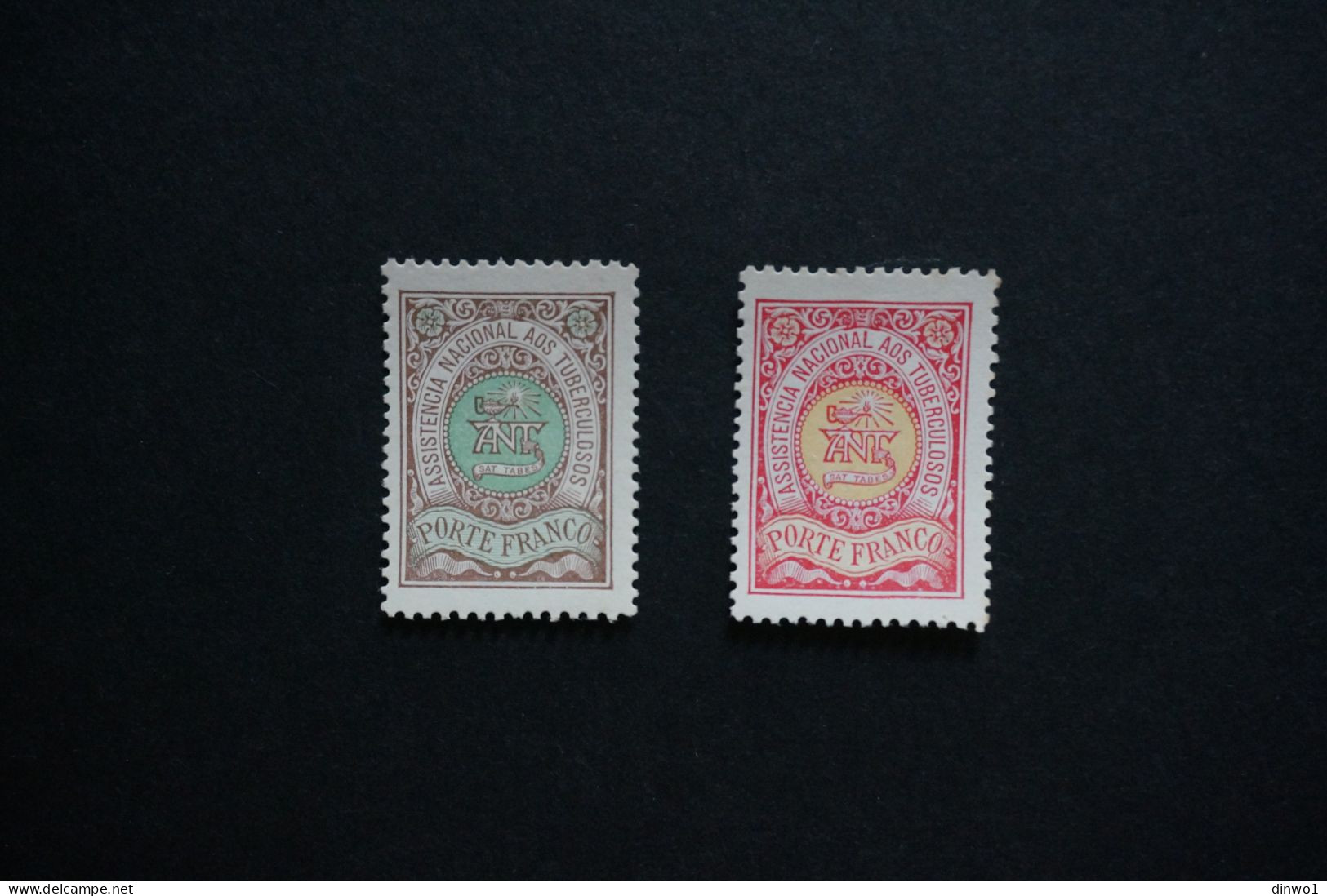 (M) Portugal 1904 Emblema A.N.T. - Af. 01 To 02  (MNH) - Unused Stamps
