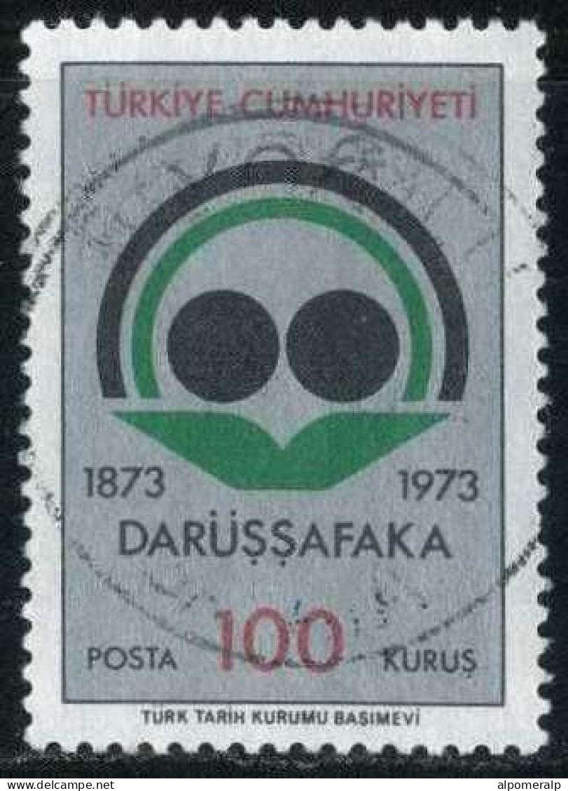 Türkiye 1973 Mi 2295 "equal Opportunity In Education" | Darussafaka Lyceum Emblem - Oblitérés