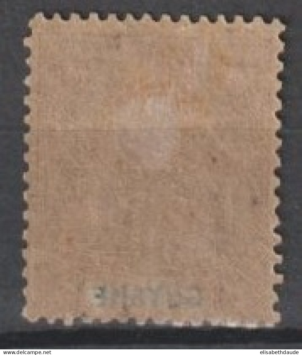GUYANE - 1892 - YVERT N°38 * MH  - COTE = 30 EUR - Nuovi