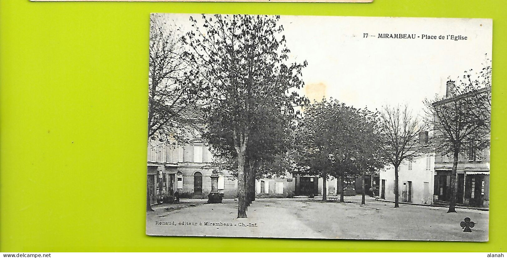 MIRAMBEAU Place De L'Eglise (Renaud) Charente Maritime (17) - Mirambeau