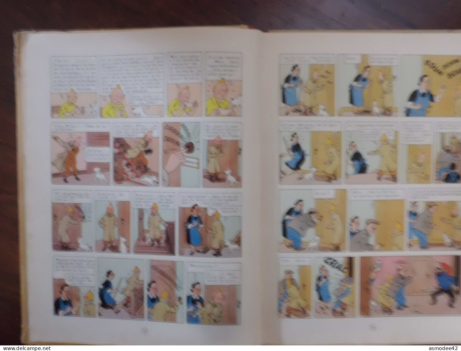 TINTIN   LE SECRET DE LA  LICORNE  EO 1947   ETAT MOYEN INTERIEUR FRAIS