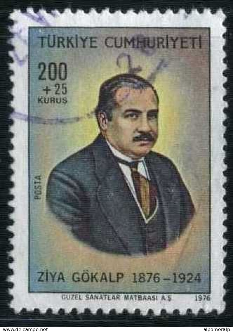 Türkiye 1976 Mi 2384 The Birth Centenary Of Ziya Gökalp (1876-1924), Philosopher - Oblitérés